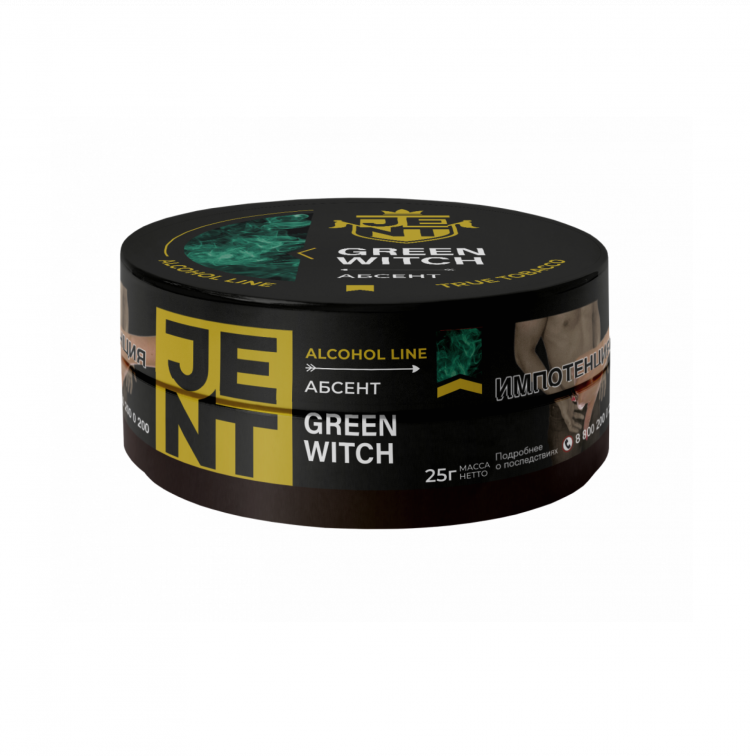 Табак JENT Alcohol - Green Witch (Абсент) 25гр